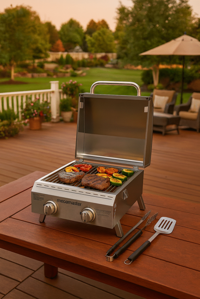 Megamaster 2-Burner Portable Gas Grill