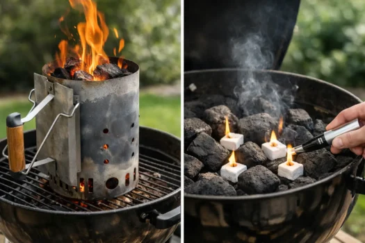 Chimney Starter vs Lighter Cubes