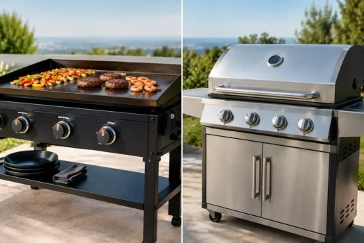 Flat Top Comparison: Griddle vs. Gas Grill