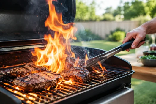 Why Grill Flames Flare and How to Stop Them