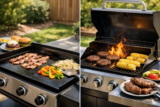 Flat Top vs Gas Grill for Your Backyard Cooking